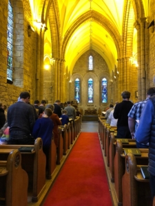 Church Service at Dornoch Cathedral